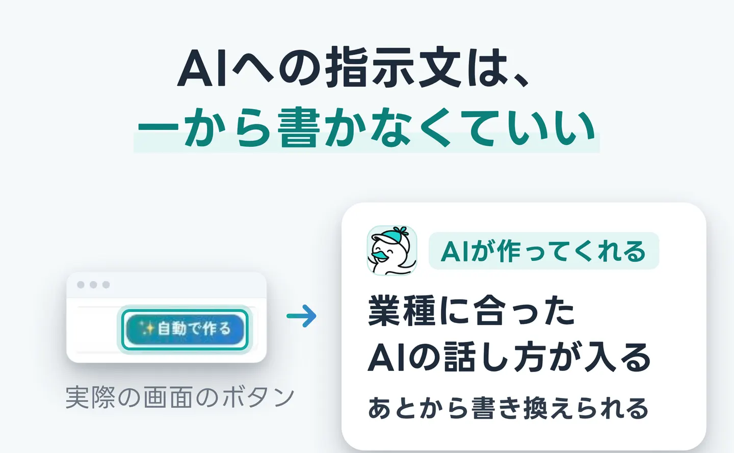 AIへの指示文は、一から書かなくていい